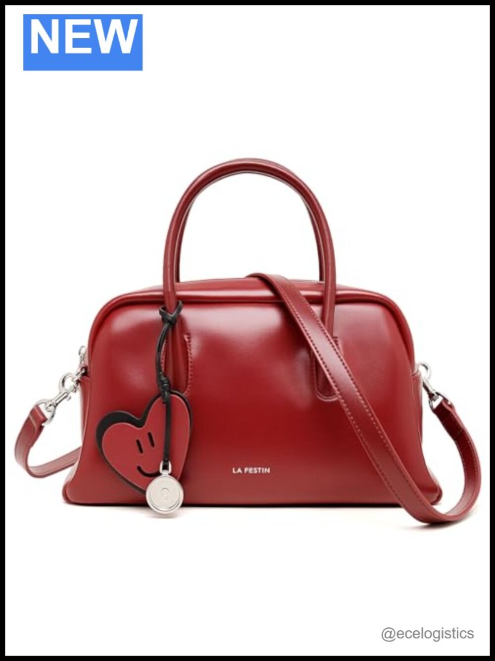 Genuine Leather Top Handle Purse Convertible Crossbody Handbag